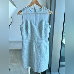 Mini baby blue dress